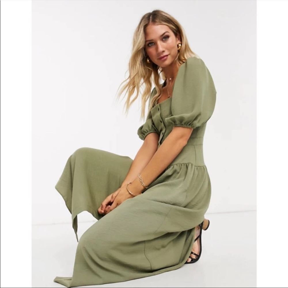 ASOS green dress